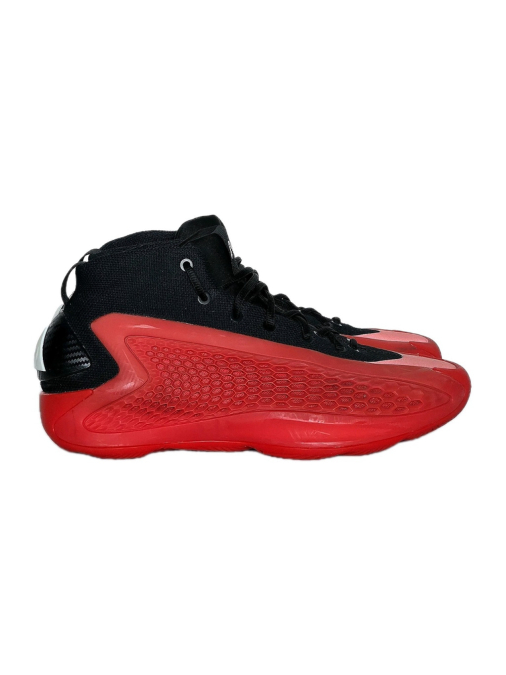 adidas AE 1 Pure Ruby Georgia Bulldogs Men Sz 8 Black Red Basketball Shoes IG666 - Picture 1 of 9